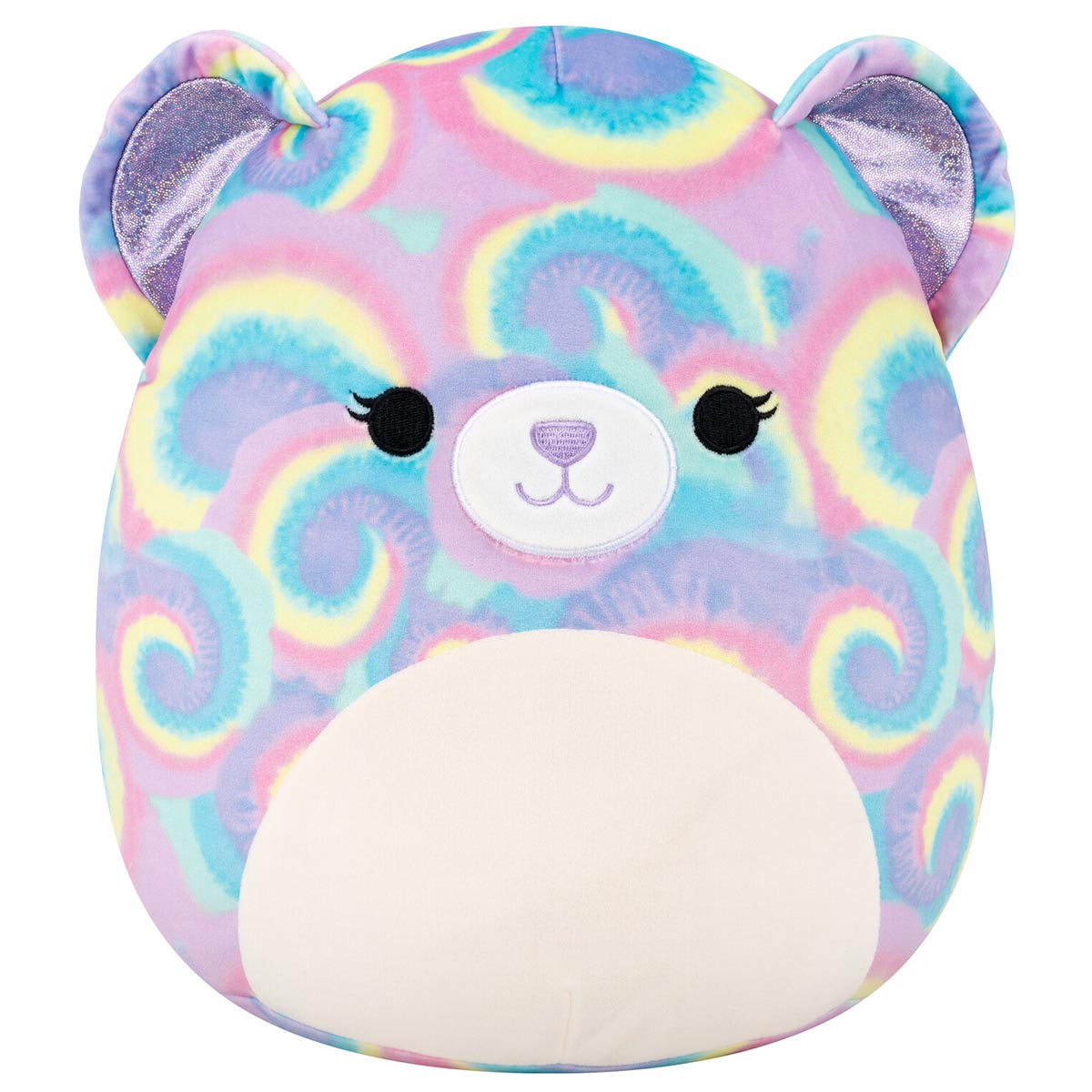 Squishmallows - Squishmallows 12" Jonessa the Purple Psychedelic Tie-Dye Bear | Jazwares