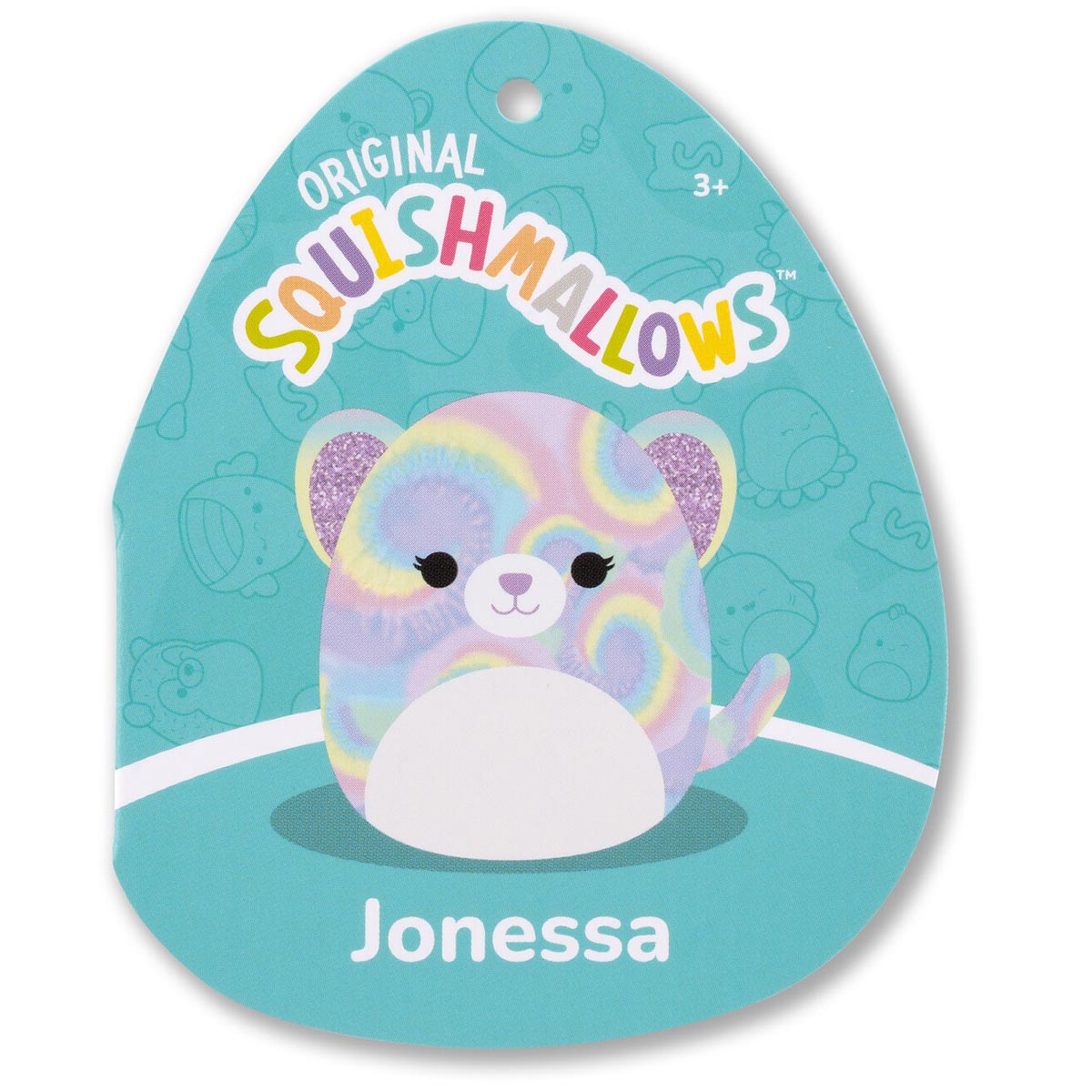 Squishmallows - Squishmallows 12" Jonessa the Purple Psychedelic Tie-Dye Bear | Jazwares
