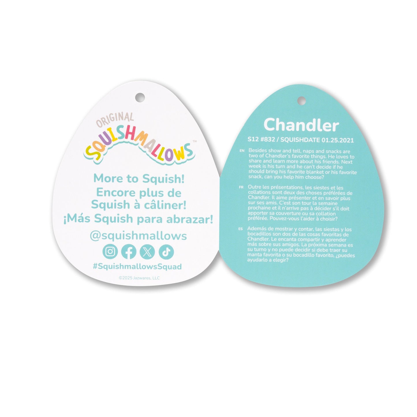 Squishmallows - Squishmallows 12" Chandler the Yellow Shark | Jazwares