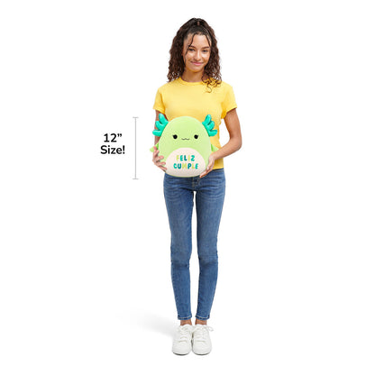 Squishmallows - Squishmallows 12" Mipsy the Green Axolotl with “Feliz Cumple” Embroidery | Jazwares