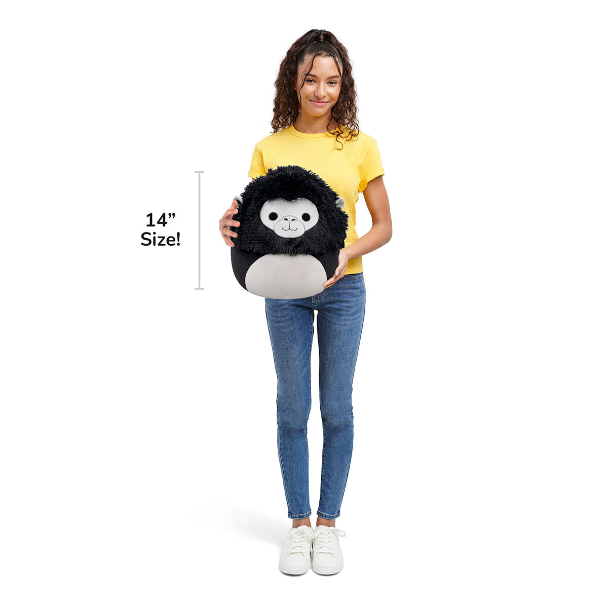 Squishmallows - Squishmallows 14" Aron the Black Gorilla | Jazwares