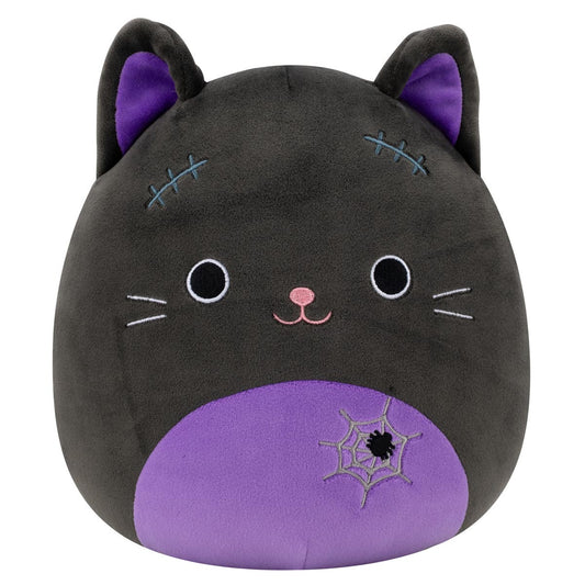 Squishmallows - Squishmallows 8" Autumn the Black Cat with Purple Belly | Jazwares