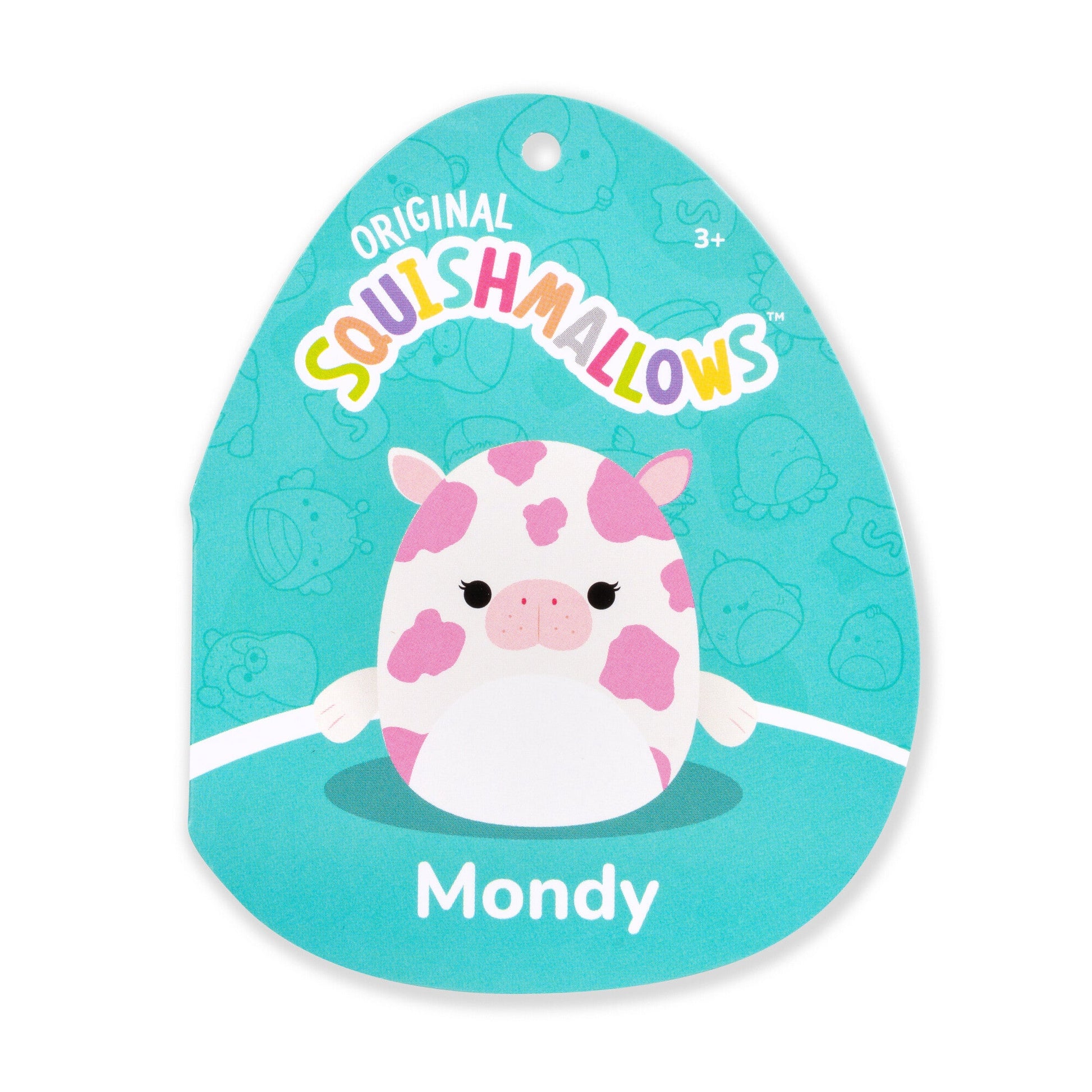 Squishmallows - Squishmallows 16" Mondy the Hot Pink And White Sea Cow | Jazwares
