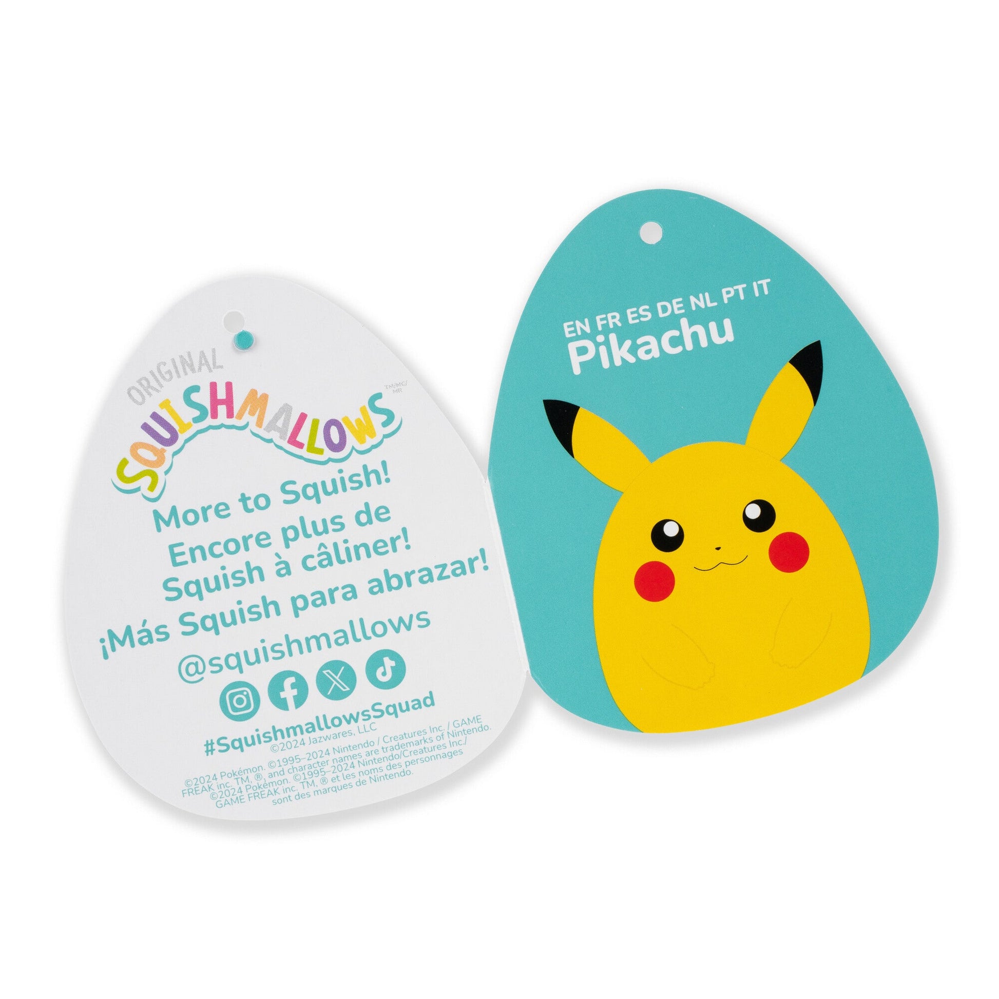 Squishmallows - Squishmallows 3.5" Pokémon Pikachu Clip | Jazwares