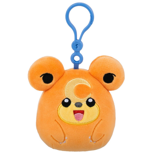 Squishmallows - Squishmallows 3.5-Inch Pokémon Teddiursa Clip | Jazwares