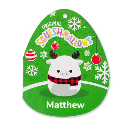 Squishmallows - Squishmallows 16" Matthew the White Moose with Glitter Antlers | Jazwares
