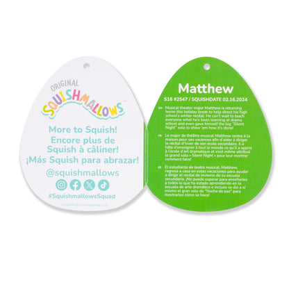 Squishmallows - Squishmallows 16" Matthew the White Moose with Glitter Antlers | Jazwares