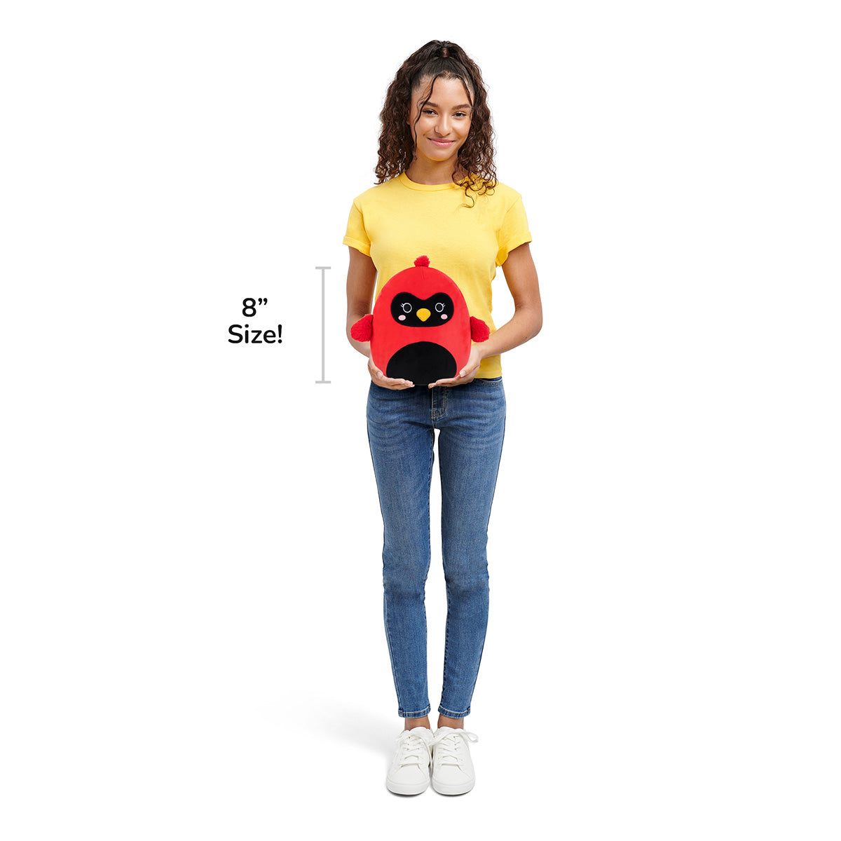 Squishmallows - Squishmallows 8" Cazlan the Red Cardinal | Jazwares