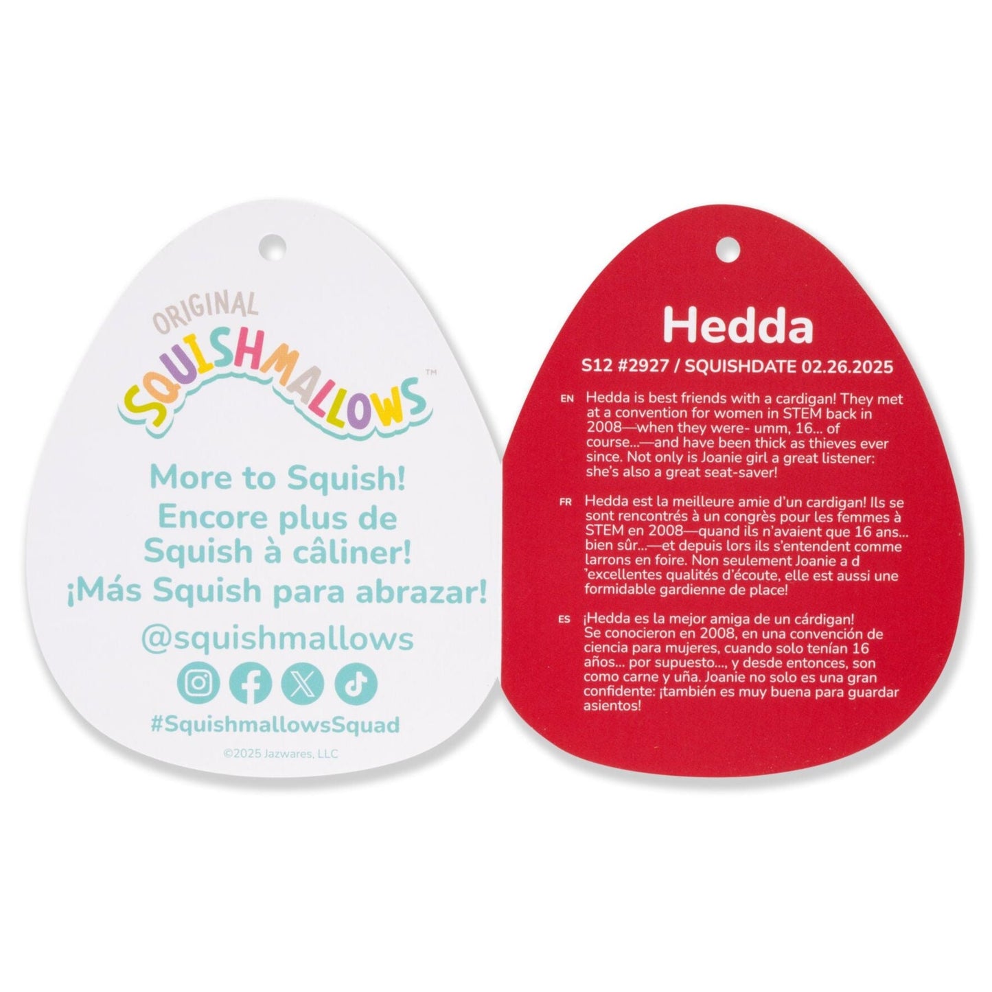 Squishmallows - Squishmallows 12" Hedda the Milk for Santa | Jazwares