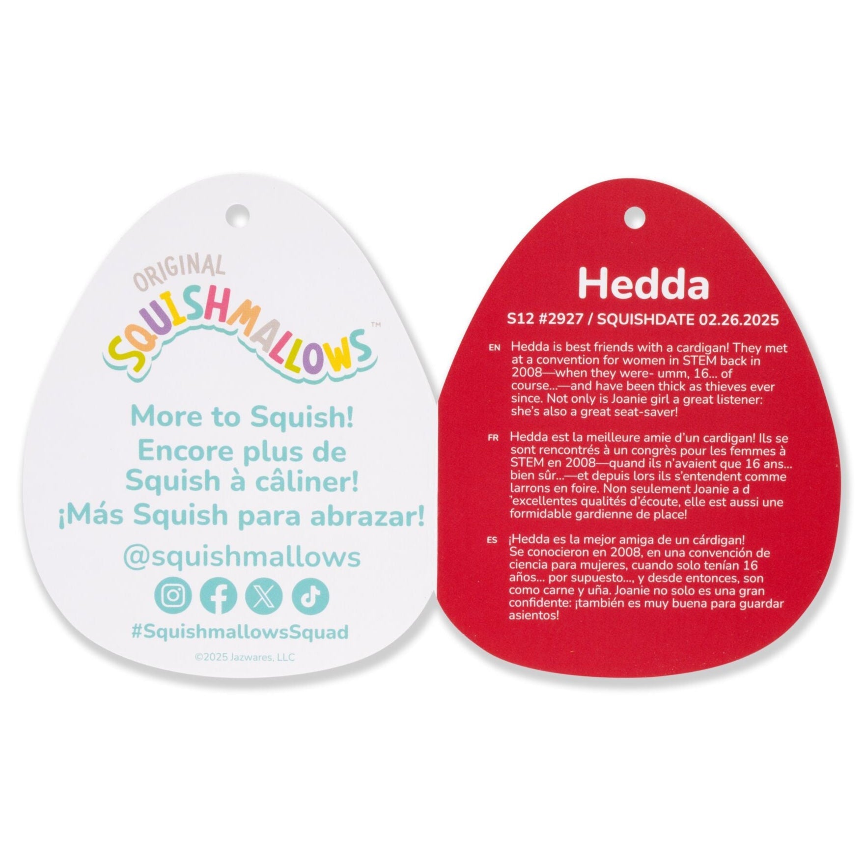 Squishmallows - Squishmallows 12" Hedda the Milk for Santa | Jazwares