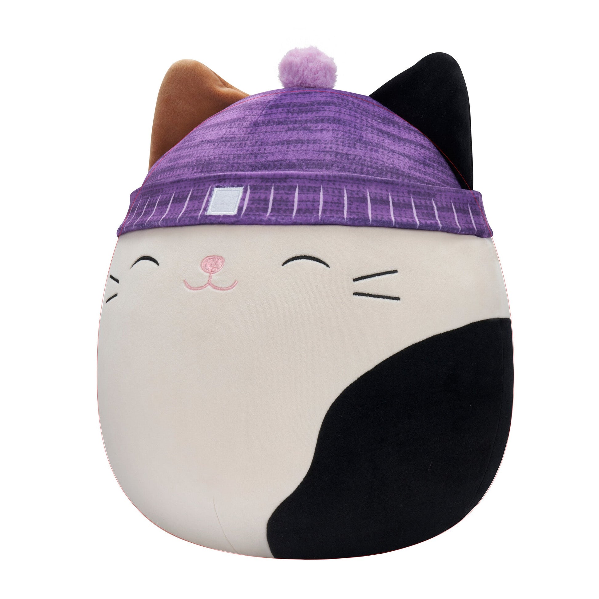 Squishmallows - Squishmallows 14" Cam Calico Cat with Purple Hat | Jazwares