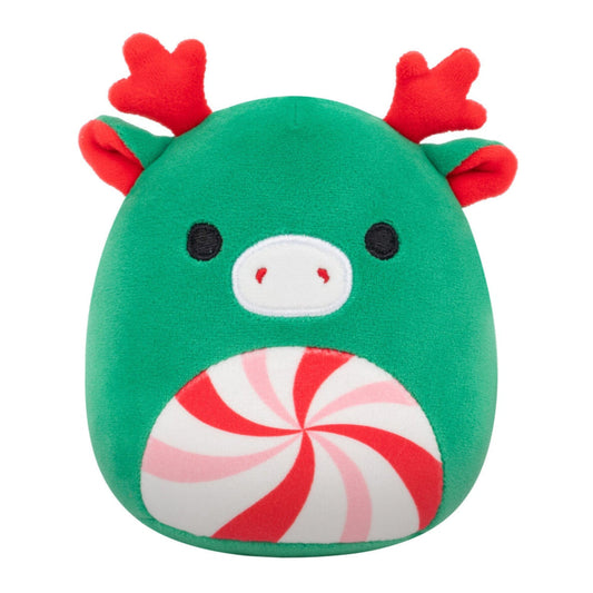 Squishmallows - Squishmallows 5" Zumir the Green Moose with Peppermint Swirl Belly | Jazwares