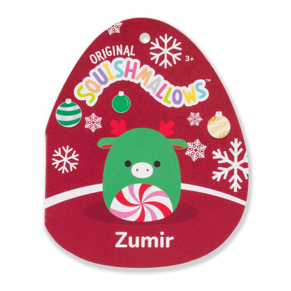 Squishmallows - Squishmallows 5" Zumir the Green Moose with Peppermint Swirl Belly | Jazwares