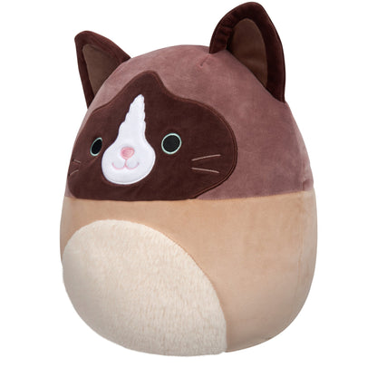 Squishmallows - Squishmallows 16" Woodward the Brown and Tan Snowshoe Cat | Jazwares