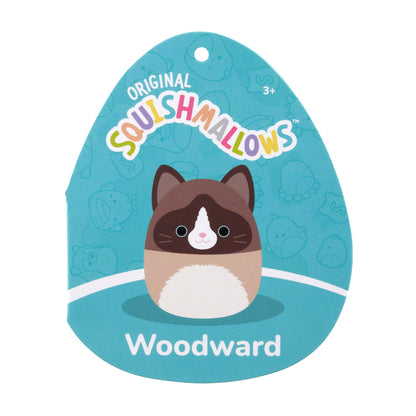 Squishmallows - Squishmallows 16" Woodward the Brown and Tan Snowshoe Cat | Jazwares