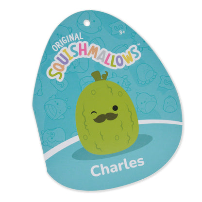 Squishmallows - Squishmallows 12" Charles Pickle with Mustache | Jazwares