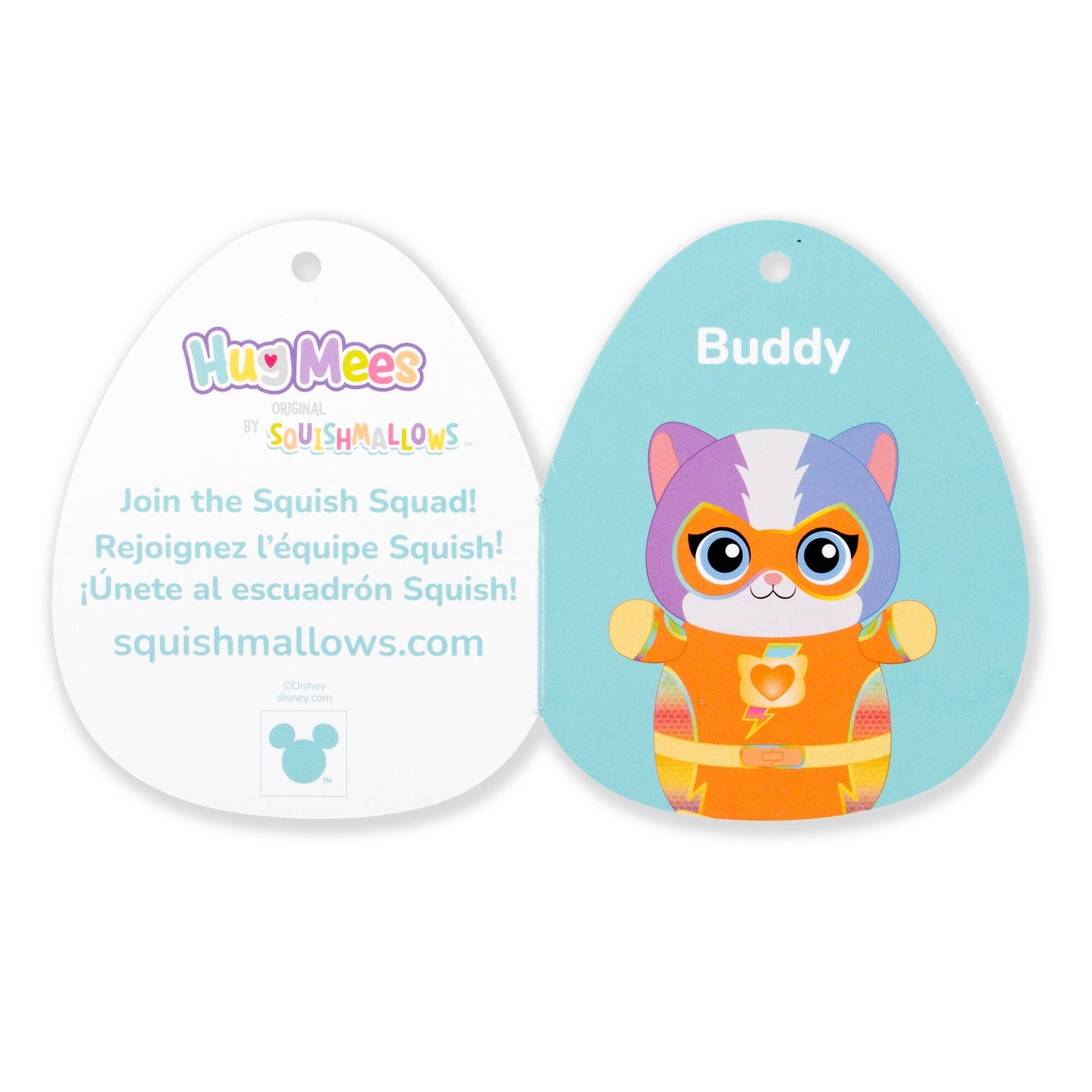 Squishmallows - Squishmallows Disney SuperKitties 10" Buddy HugMees | Jazwares