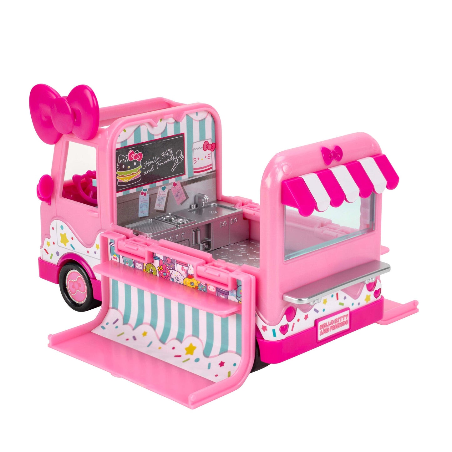 Squishmallows - Squish-a-longs Hello Kitty Cafe Truck Playset | Jazwares