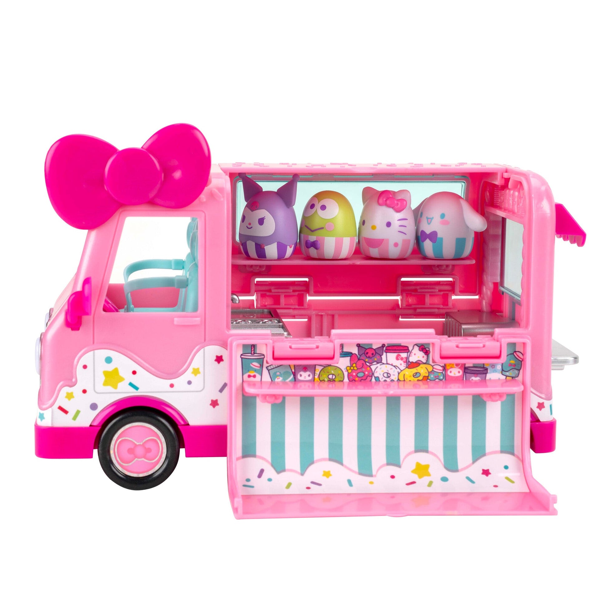 Squishmallows - Squish-a-longs Hello Kitty Cafe Truck Playset | Jazwares