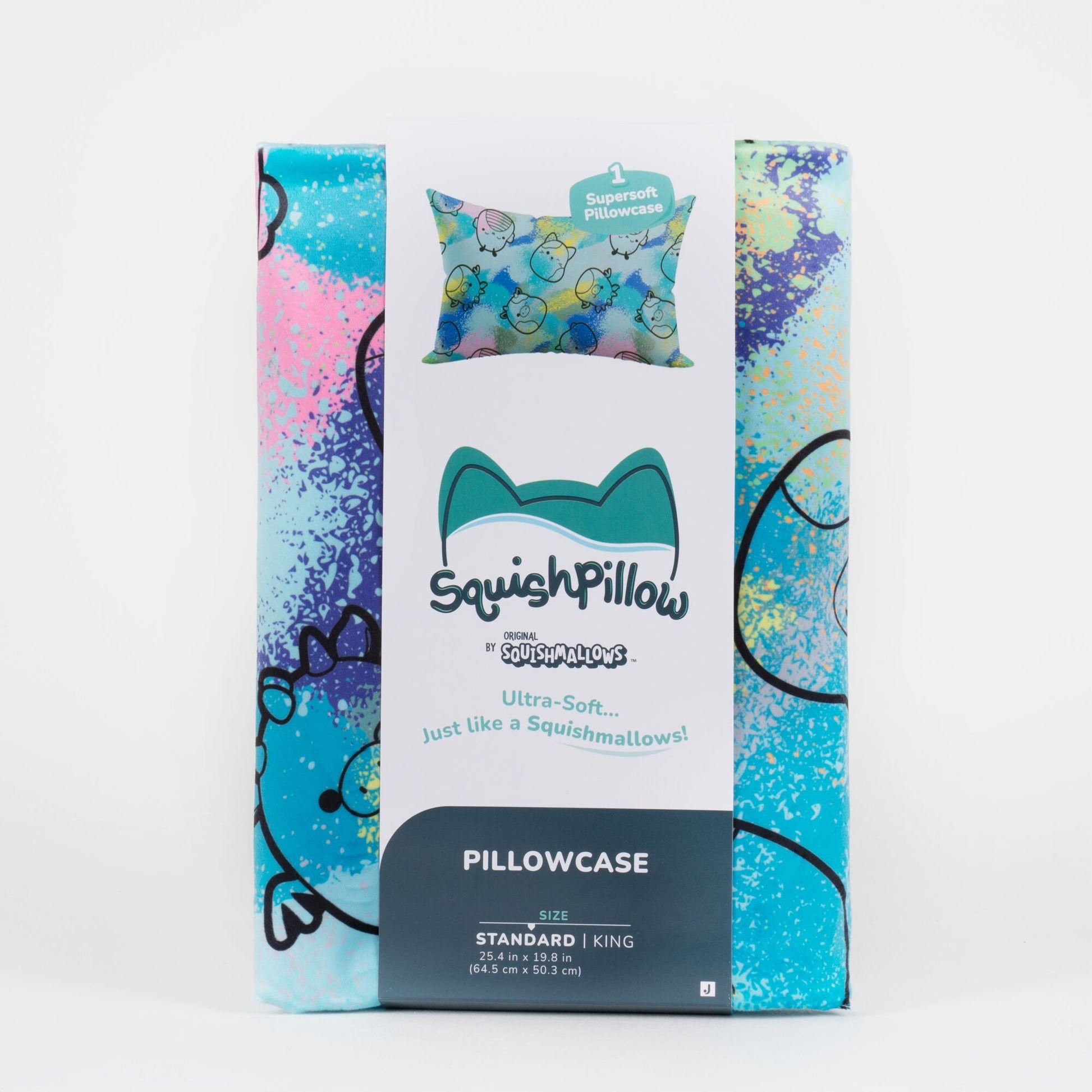 Squishmallows - "'Mallow Nights" Blue SquishPillow Pillowcase (Standard)