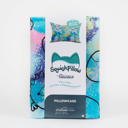 Squishmallows - "'Mallow Nights" Blue SquishPillow Pillowcase (Standard)