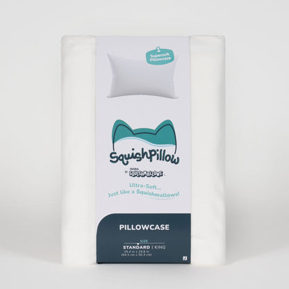 Squishmallows - SquishPillow Pillowcase Solid Slumber White | Jazwares