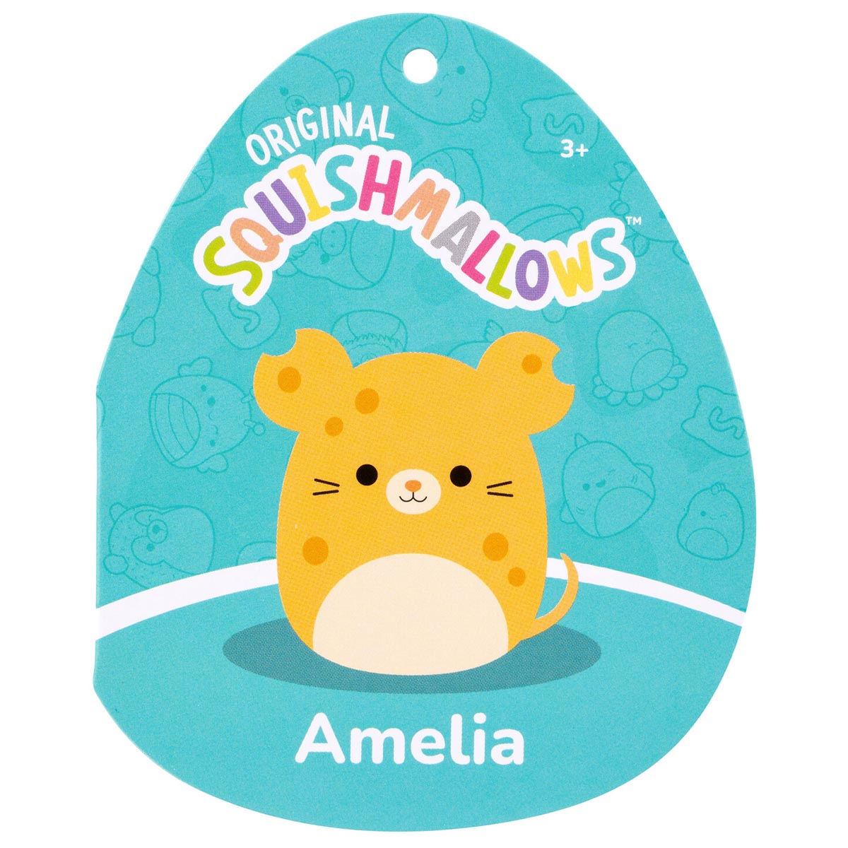 Squishmallows - Squishmallows 8" Amelia the Yellow Cheese Mouse | Jazwares