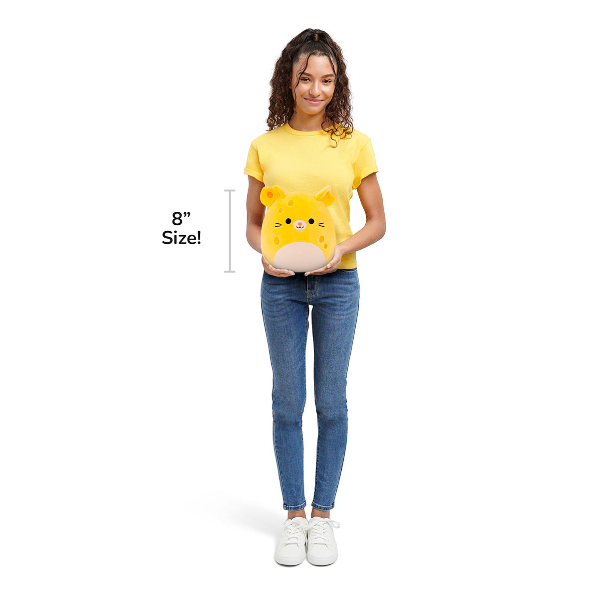 Squishmallows - Squishmallows 8" Amelia the Yellow Cheese Mouse | Jazwares