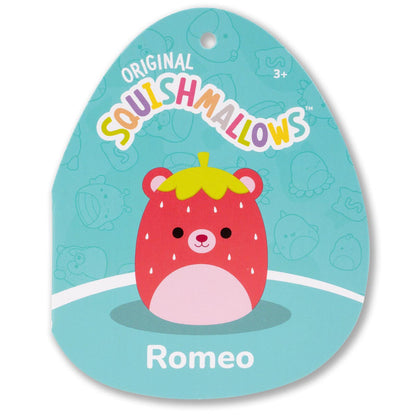 Squishmallows - Squishmallows 8" Romeo the Red Strawberry Bear | Jazwares