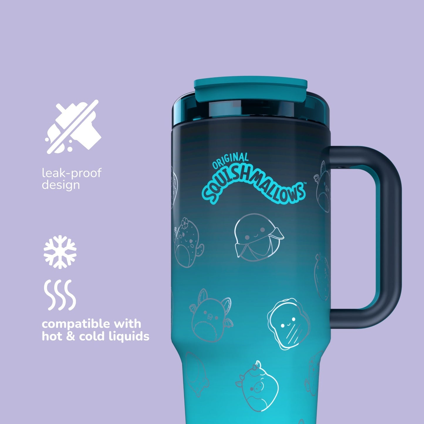 Squishmallows - Squishmallows Bling Tumbler with Straw
