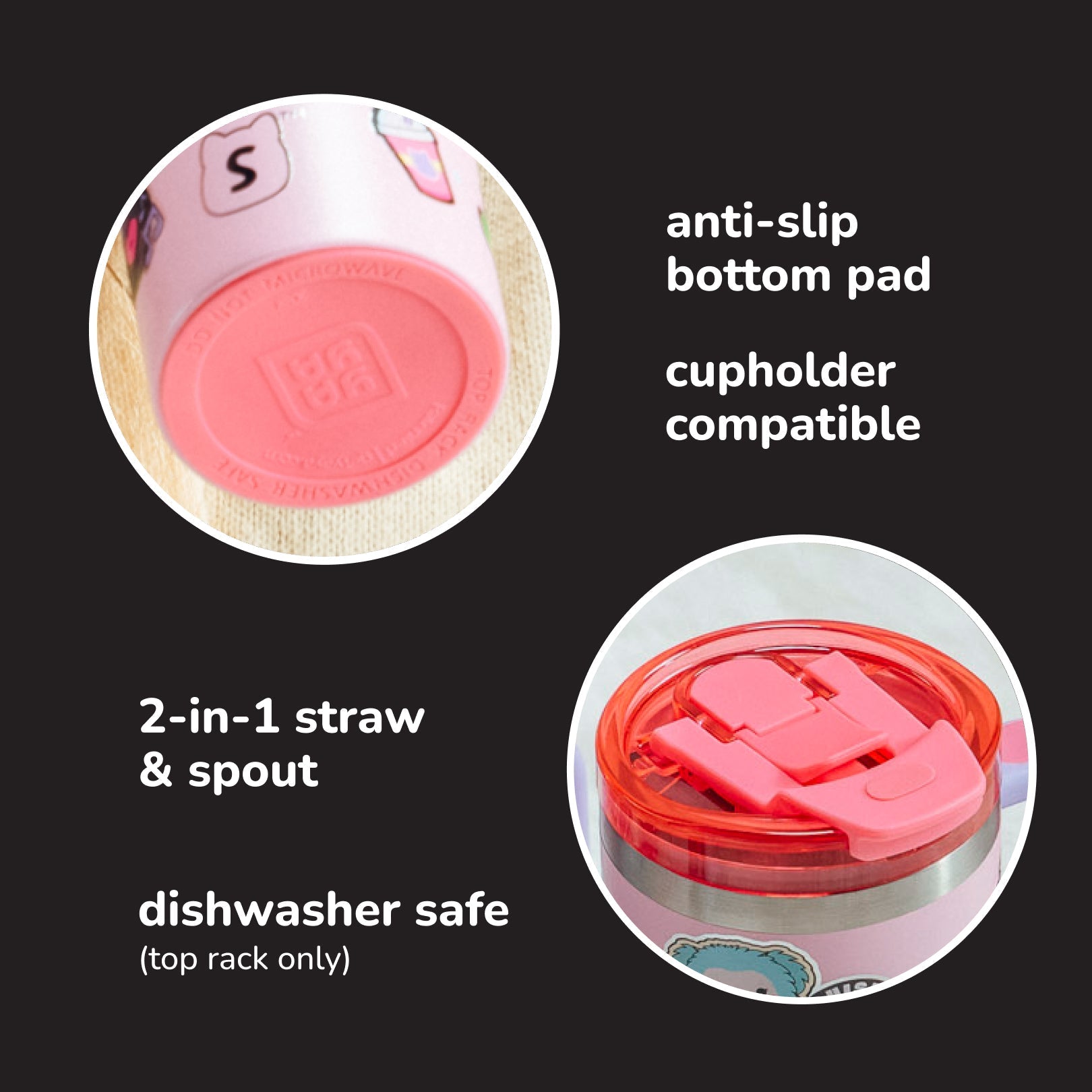 Squishmallows - Squishmallows Sticker Bomb Tumbler with Straw