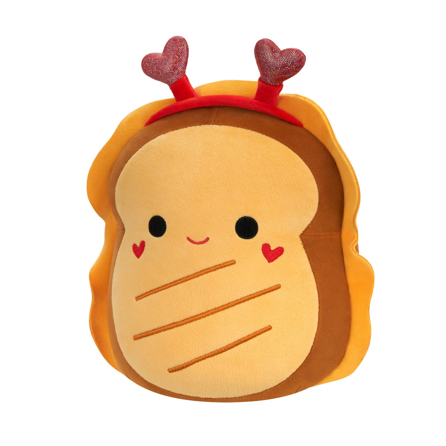 Squishmallows - Squishmallows 8" Lil Gouda the Grilled Cheese with Heart Headband | Jazwares