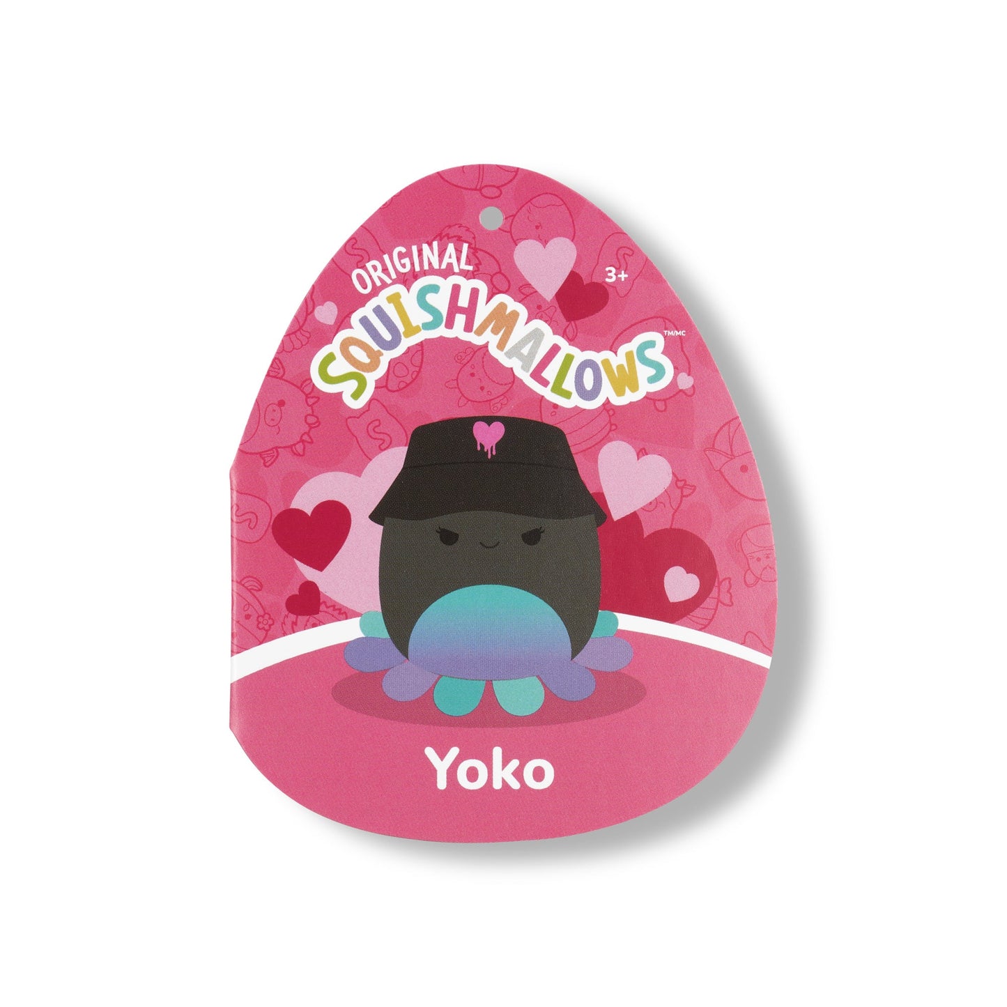 Squishmallows - Squishmallows 8" Yoko the Charcoal Grey Octopus with Bucket Hat | Jazwares