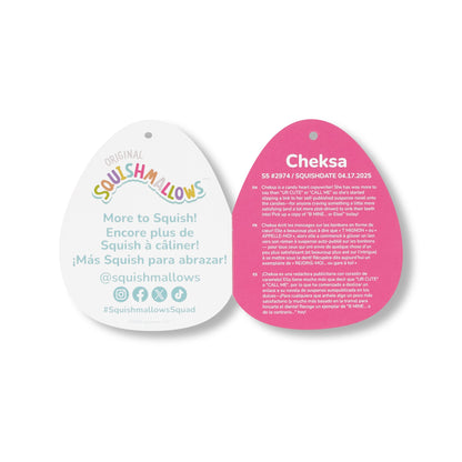 Squishmallows - Squishmallows 5" Cheksa the Purple Valentine's Day Drink | Jazwares