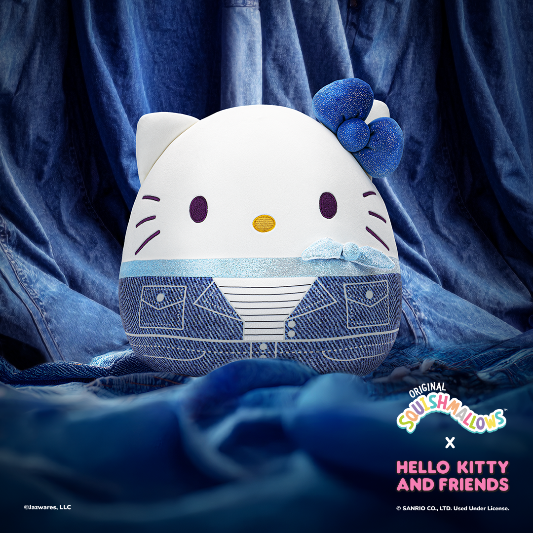 Squishmallows - Squishmallows 12" Denim Hello Kitty | Jazwares
