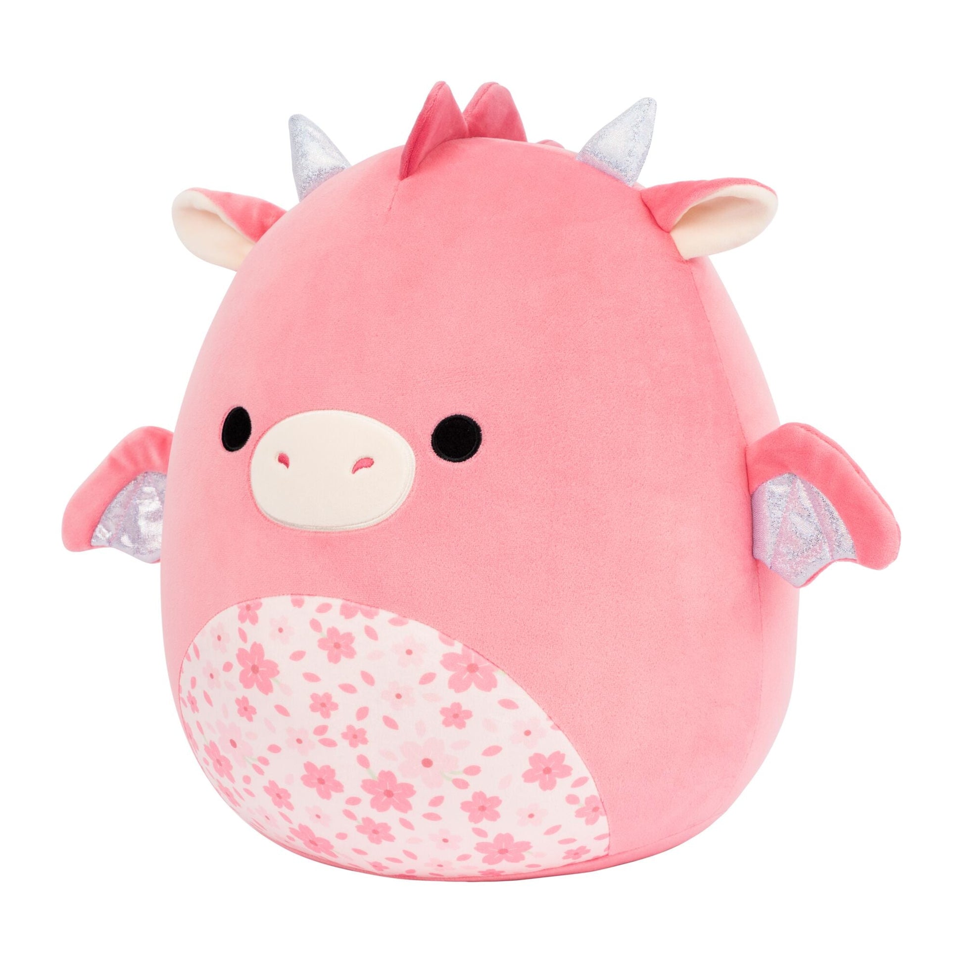 Squishmallows - Squishmallows 14" Aegi the Pink Dragon with Sakura Print Belly | Jazwares