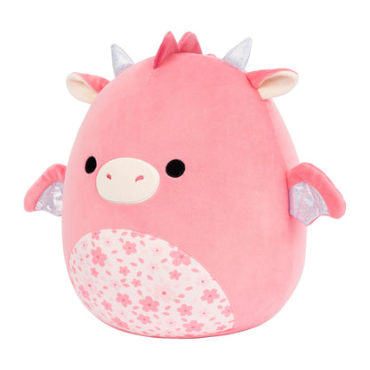 Squishmallows - Squishmallows 14" Aegi the Pink Dragon with Sakura Print Belly | Jazwares