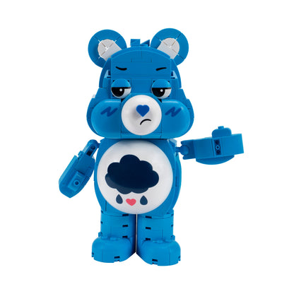 Squishmallows - Care Bears Grumpy Bear Building Set - 7-Inch Buildable Articulated Fig