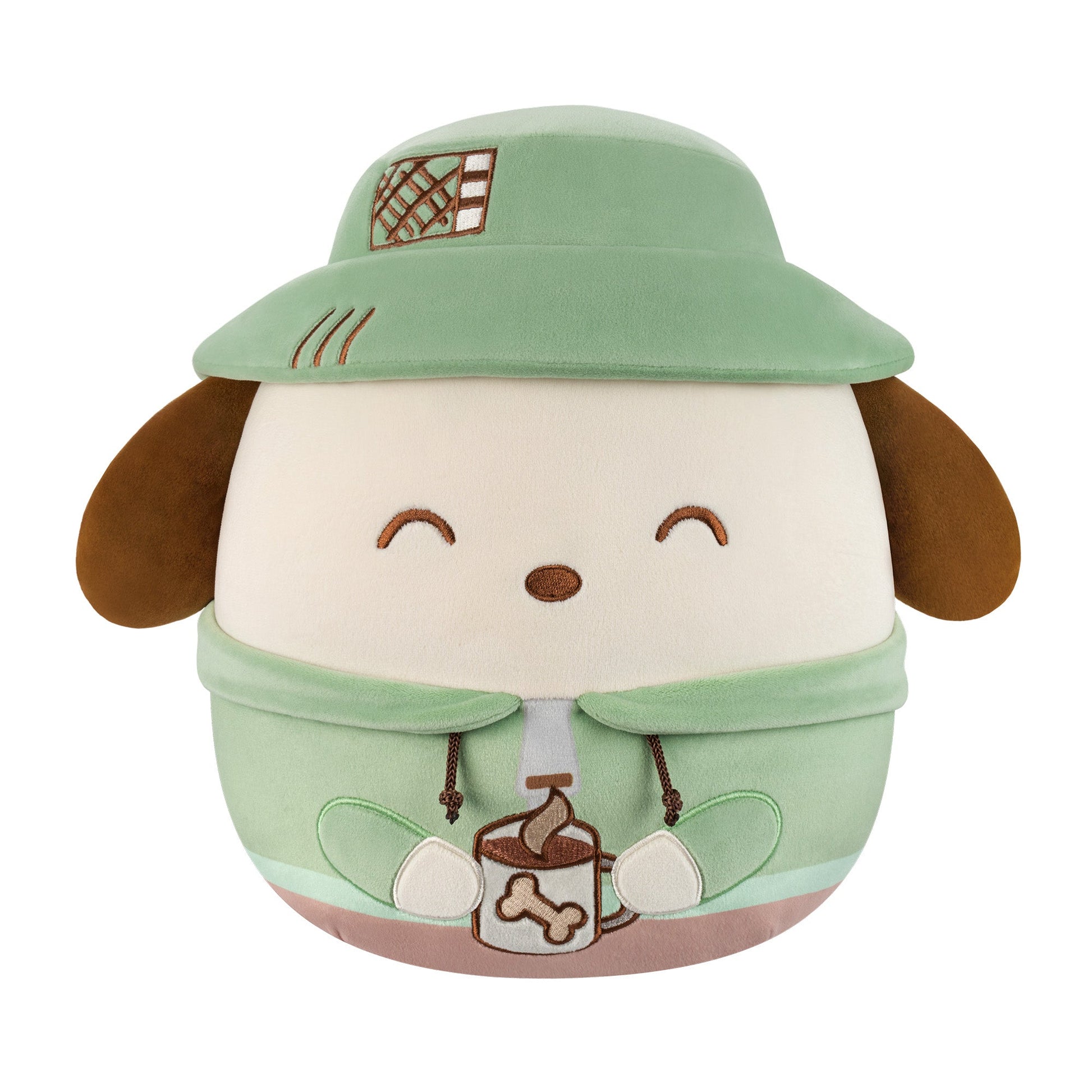Squishmallows - Hello Kitty and Friends 12" Cute Camping Pochacco | Jazwares