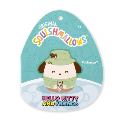 Squishmallows - Hello Kitty and Friends 12" Cute Camping Pochacco | Jazwares