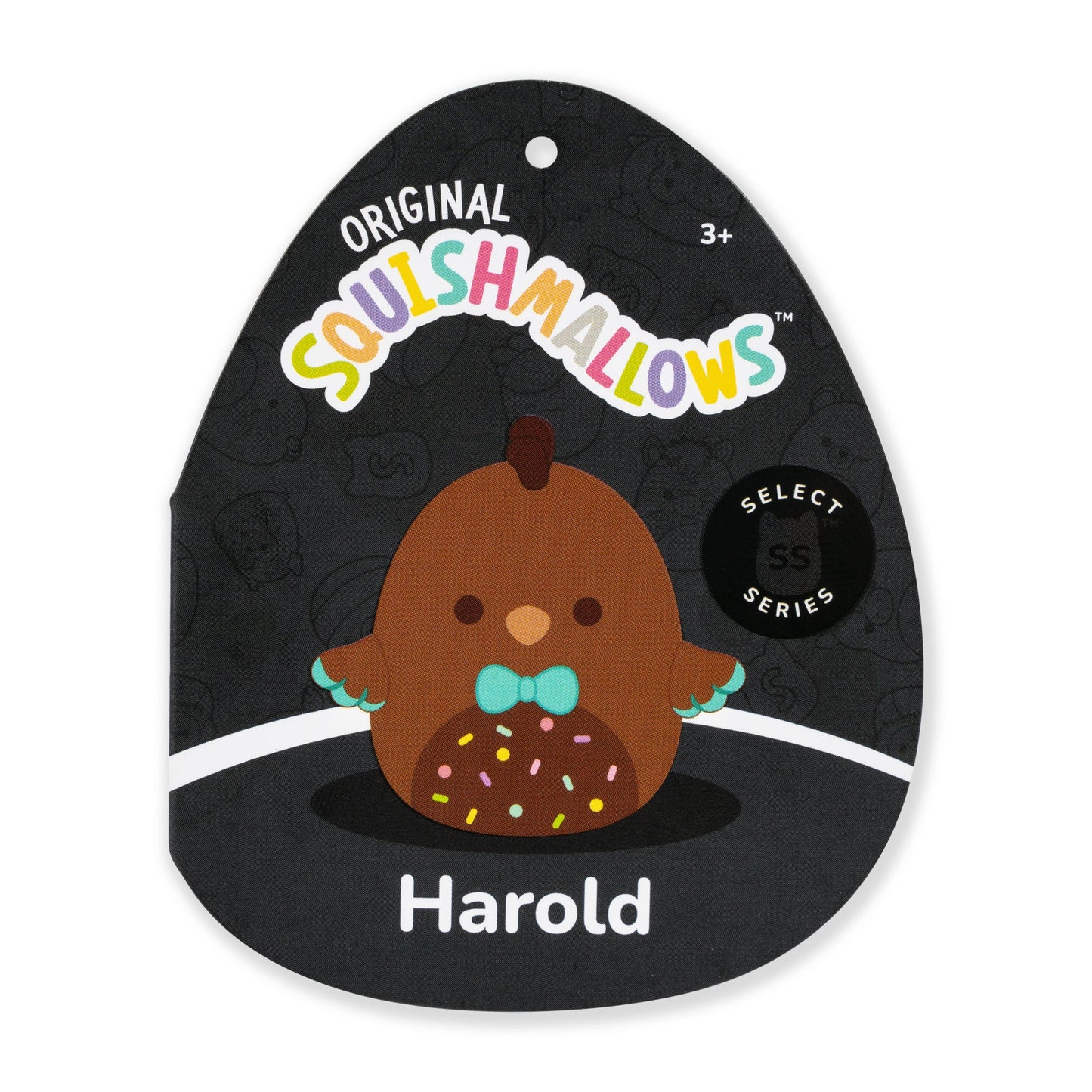 Squishmallows - Squishmallows 8" Harold the Chocolate Chick with Bowtie | Jazwares
