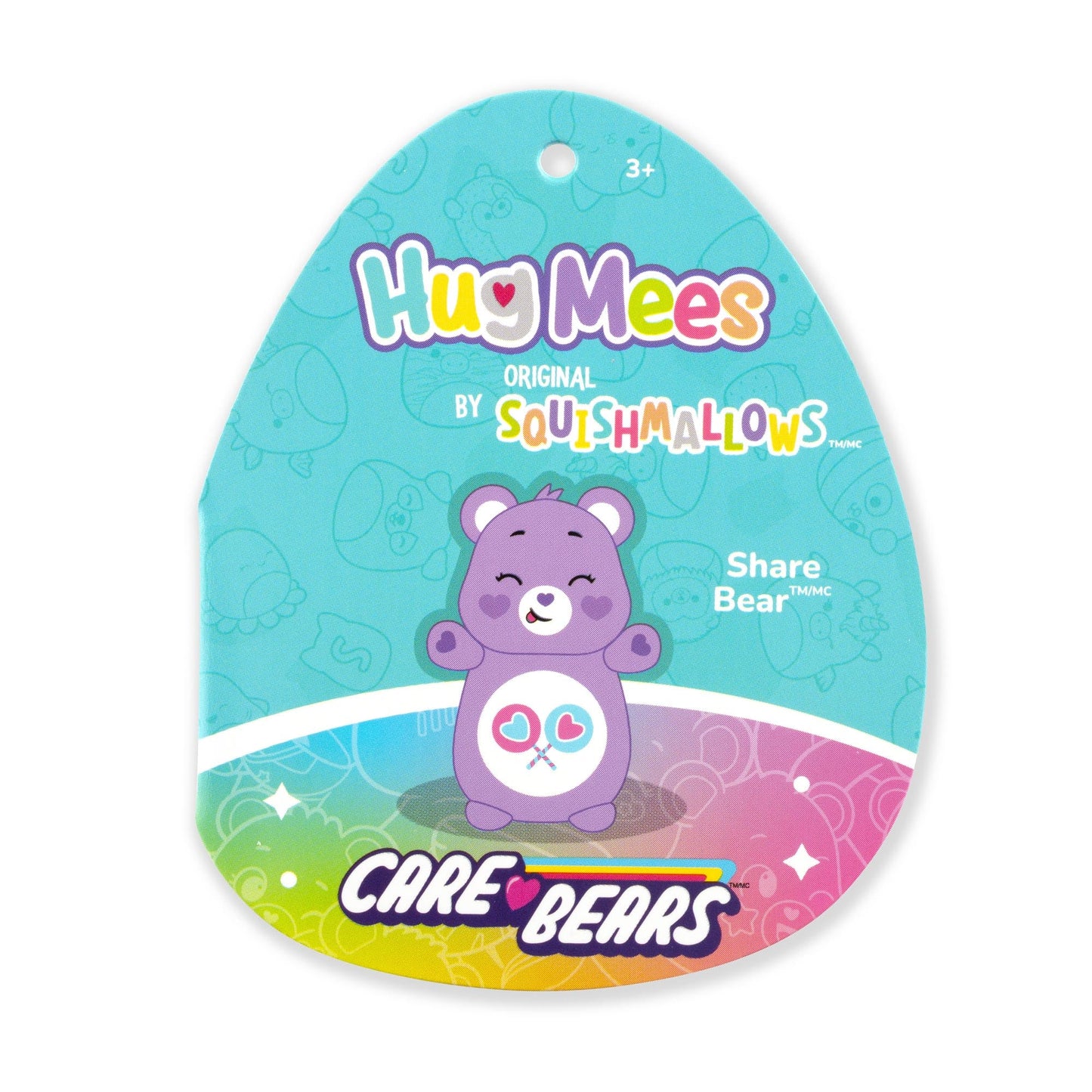 Squishmallows - Squishmallows Care Bears 10-Inch Share Bear HugMees | Jazwares