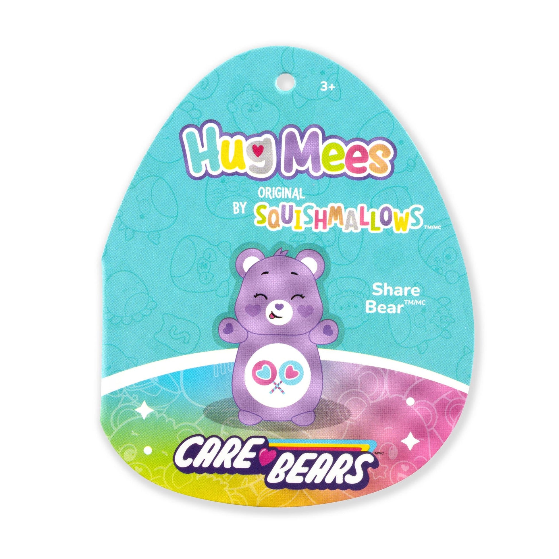 Squishmallows - Squishmallows Care Bears 10-Inch Share Bear HugMees | Jazwares