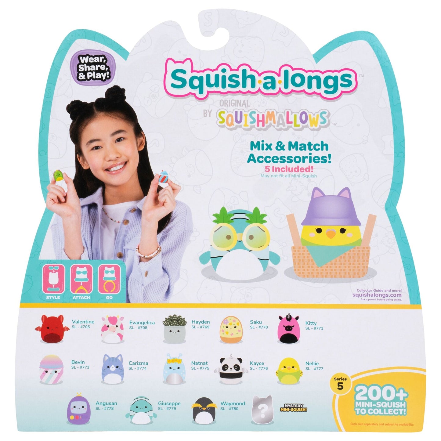Squishmallows - Squish-a-longs Mini-Squish 14-Pack Style 2 | Jazwares