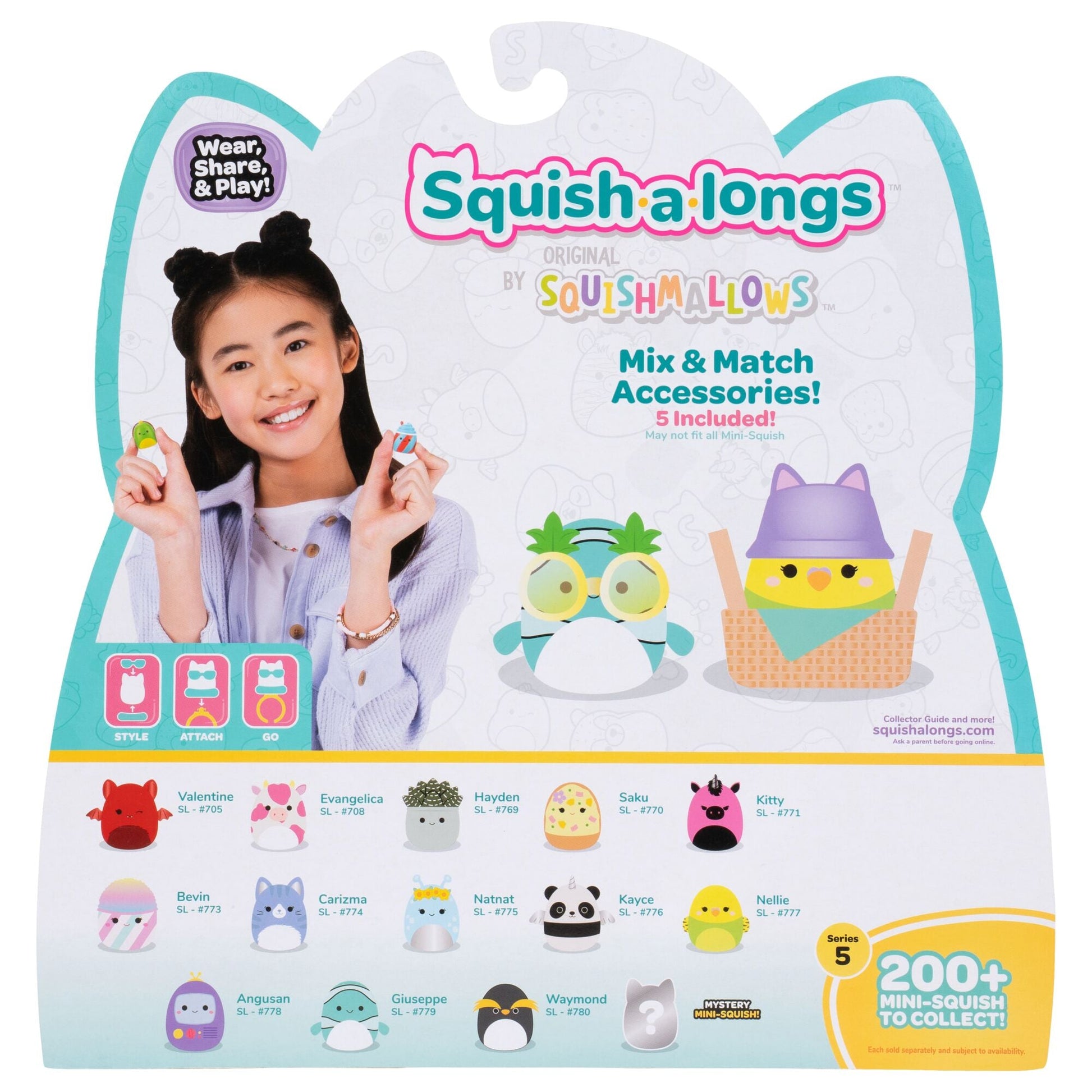 Squishmallows - Squish-a-longs Mini-Squish 14-Pack Style 2 | Jazwares