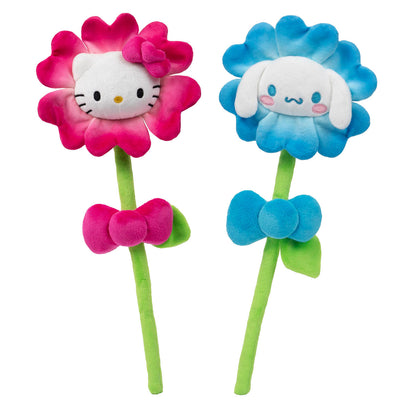 Squishmallows - Hello Kitty and Friends 14" Plush Flower 2-Pack - Hello Kitty & Cinnamoroll | Jazwares