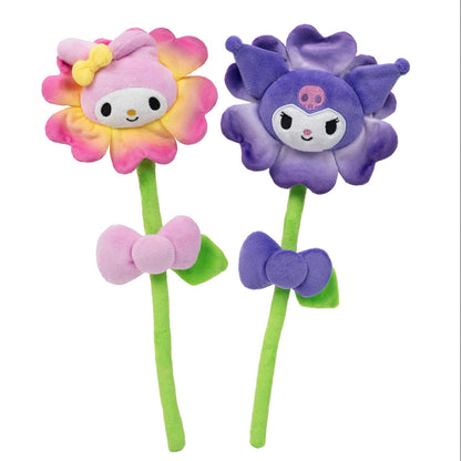 Squishmallows - Hello Kitty and Friends 14" Plush Flower 2-Pack - My Melody & Kuromi | Jazwares