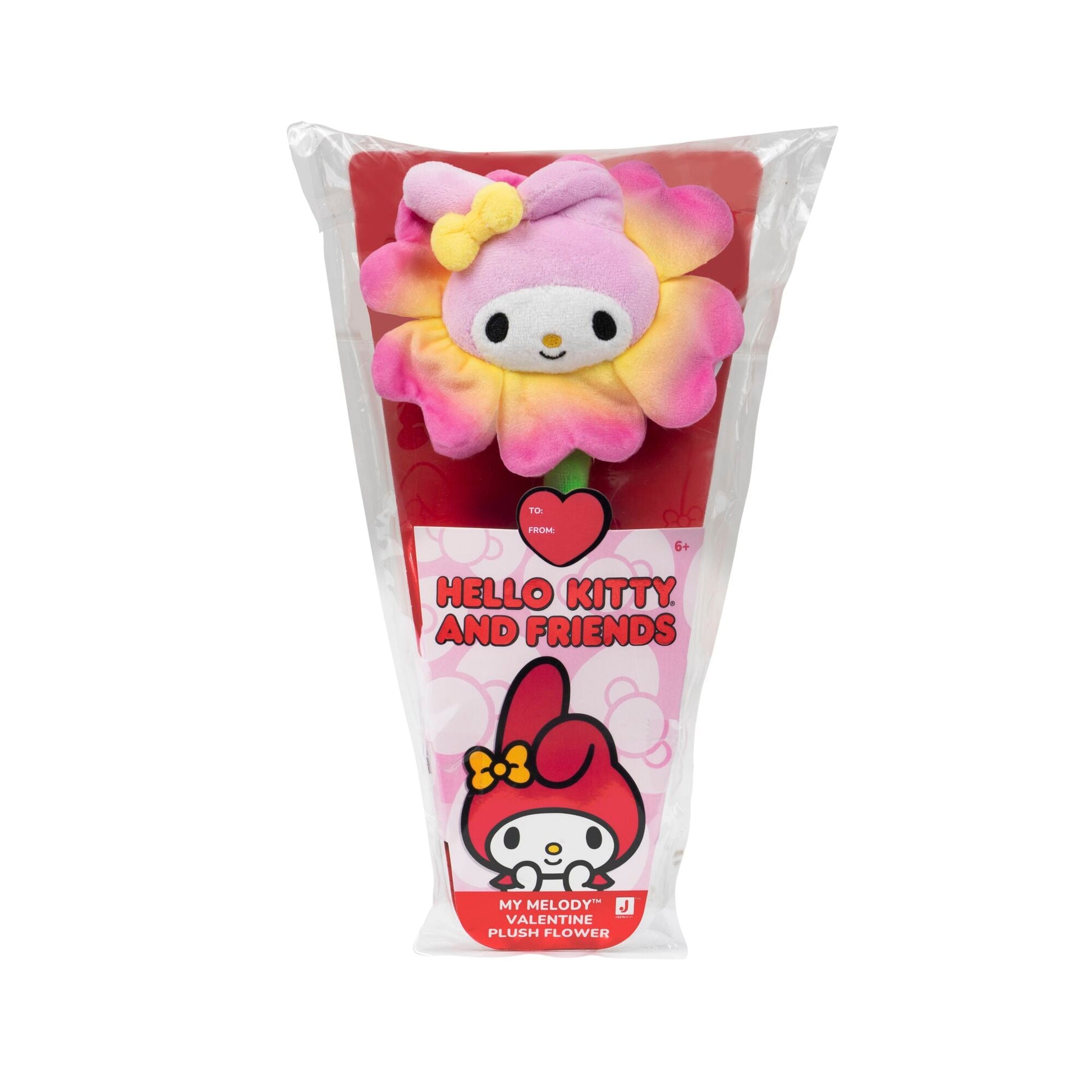 Squishmallows - Hello Kitty and Friends 14" Plush Flower 2-Pack - My Melody & Kuromi | Jazwares