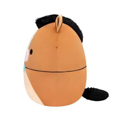 Squishmallows - Squishmallows 12" Brisby the Brown Horse with Bolo Tie and Heart Eyepatch | Jazwares