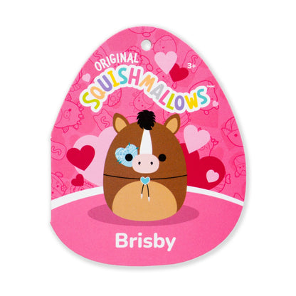 Squishmallows - Squishmallows 12" Brisby the Brown Horse with Bolo Tie and Heart Eyepatch | Jazwares